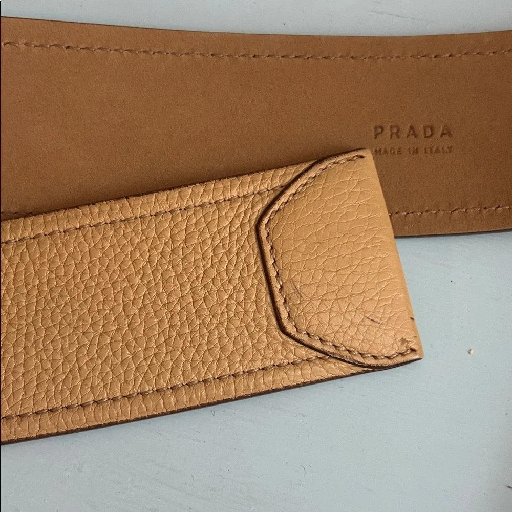 Prada Tan Leather women's Belt - Picture 8 of 12